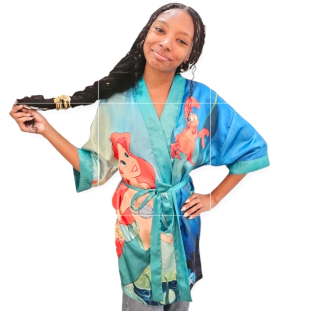 Disney The Little Mermaid Silk Robe